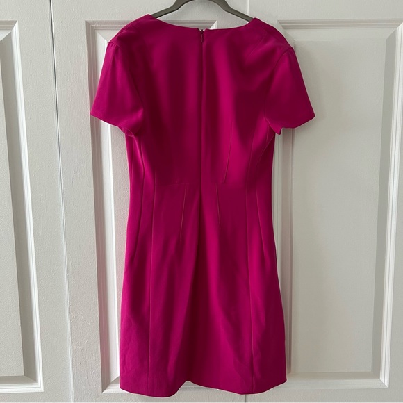 Never Been Worn Diane Von Furstenberg DVF Magenta Agatha Suiting Dress sz2 - Picture 3 of 5